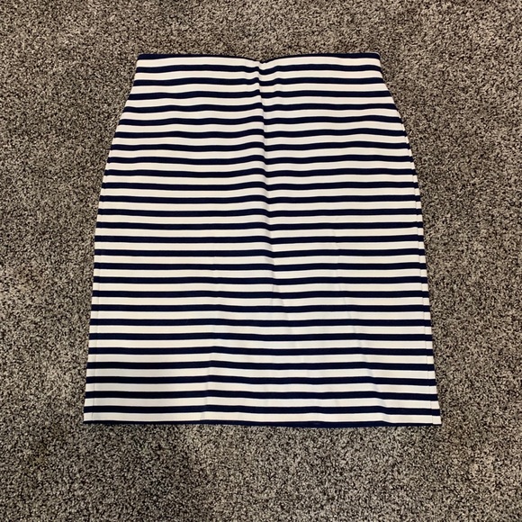 Old Navy Dresses & Skirts - Navy & White Stripped Midi Skirt, Size Small